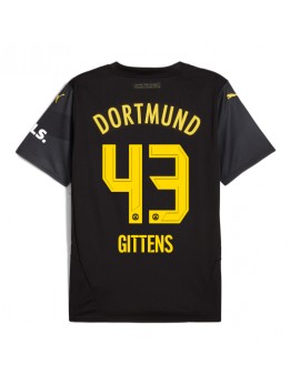 Borussia Dortmund Jamie Bynoe-Gittens #43 Gostujuci Dres 2024-25 Kratak Rukavima